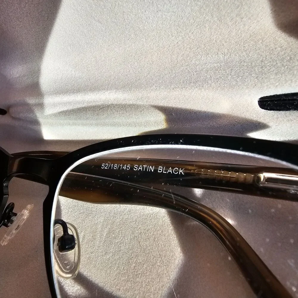 ernest hemingway Eyewear Satin Black Glasses Frames Unisex